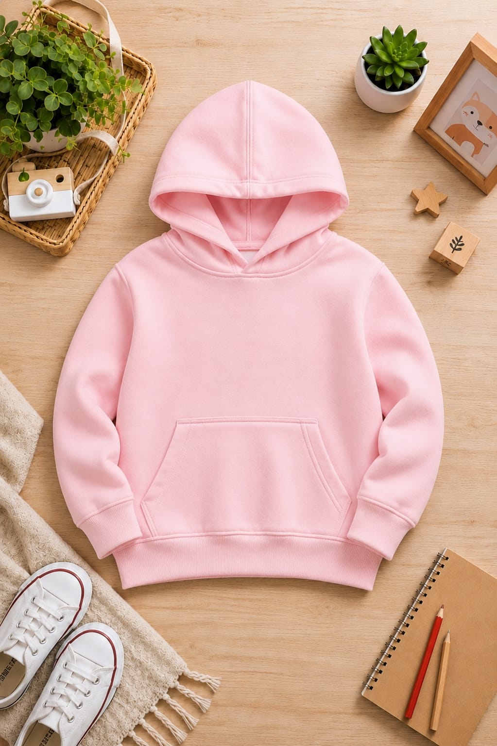 kids solid  Hoodie  Soft Warm Winter Kids Hoodie