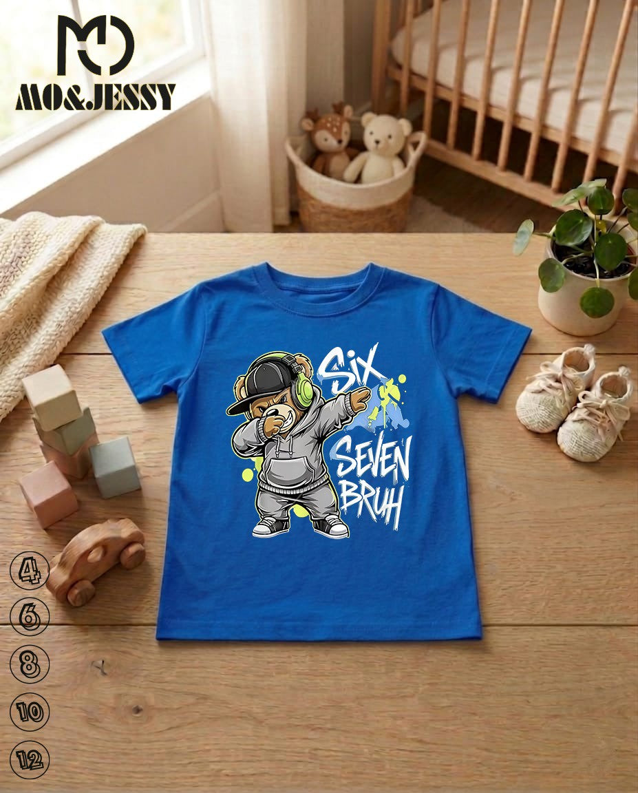 printed t-shirt cotton 100% for boys