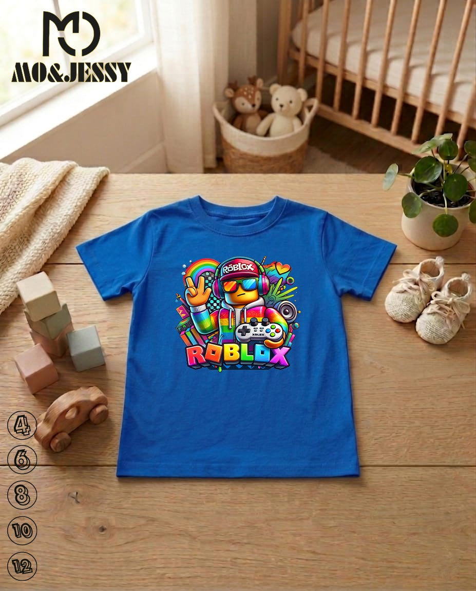 printed t-shirt cotton 100% for boys
