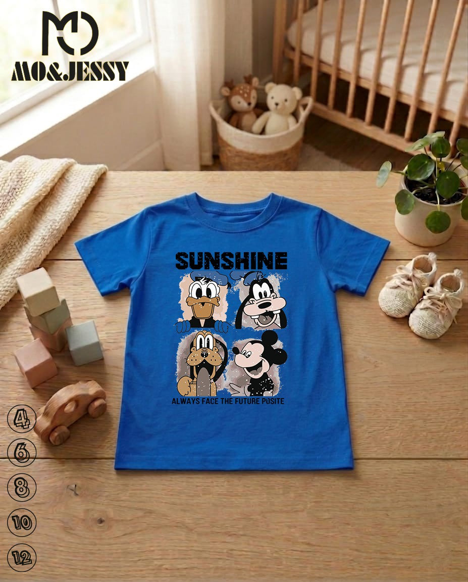 printed t-shirt cotton 100% for boys