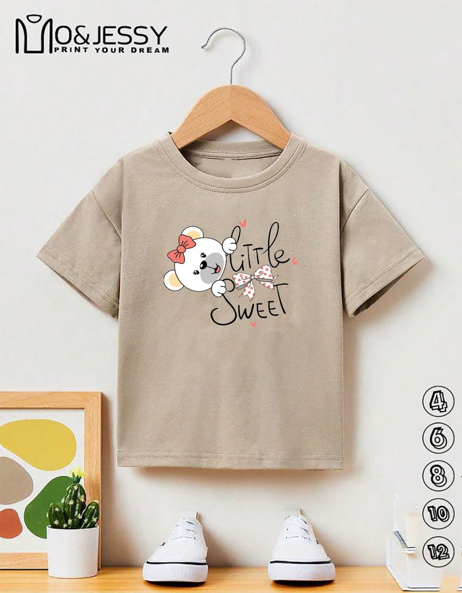 printed t-shirt cotton 100% for girls