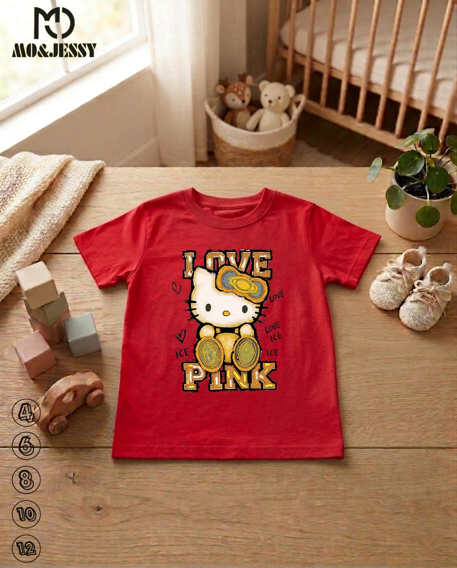printed t-shirt cotton 100% for girls