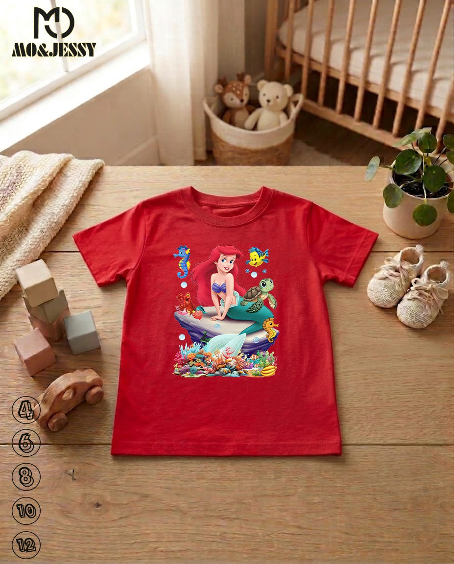 printed t-shirt cotton 100% for girls
