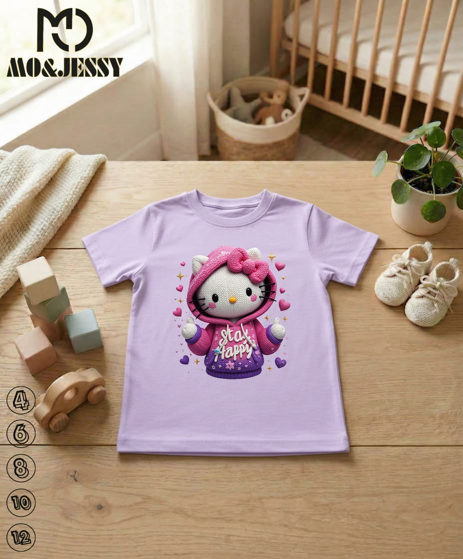 printed t-shirt cotton 100% for girls