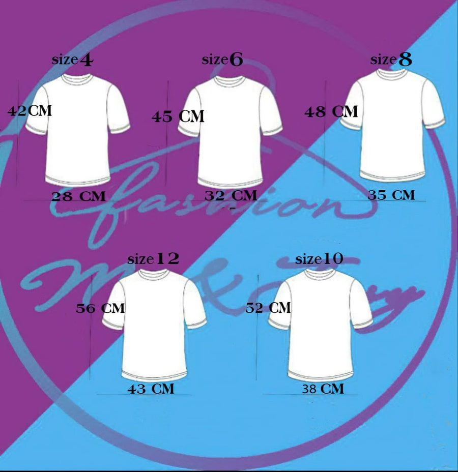 printed t-shirt cotton 100% for girls