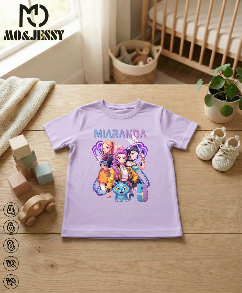 printed t-shirt cotton 100% for girls