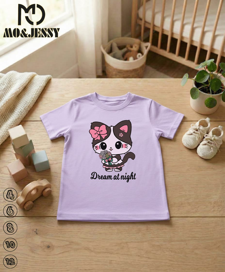 printed t-shirt cotton 100% for girls