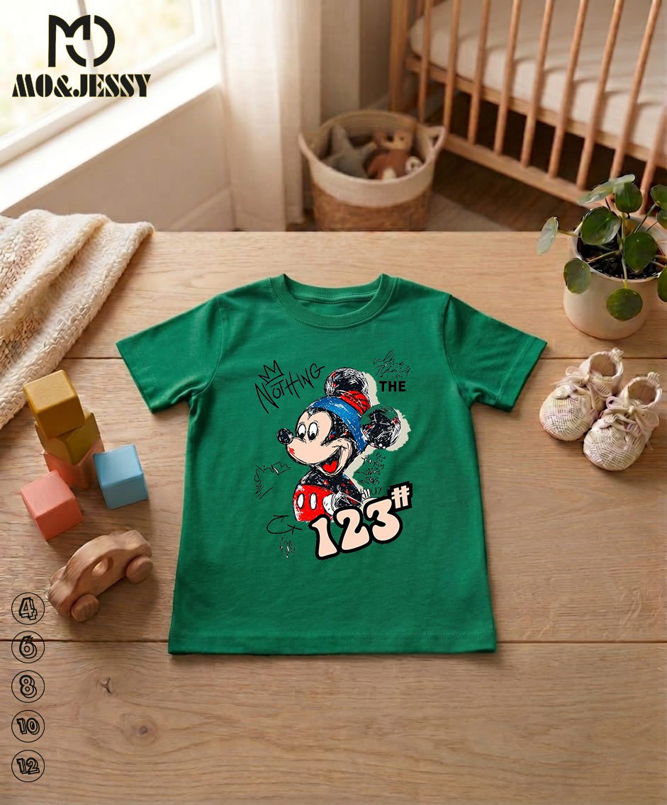 printed t-shirt cotton 100% for boys