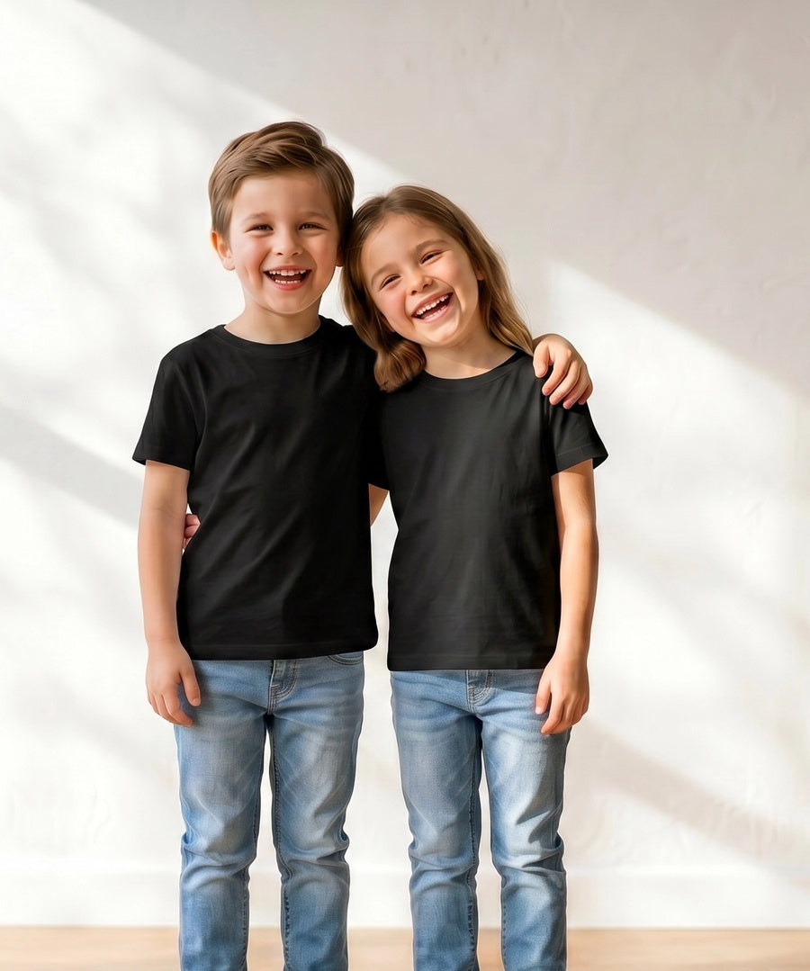  printed t-shirt cotton 100% for boys and girls