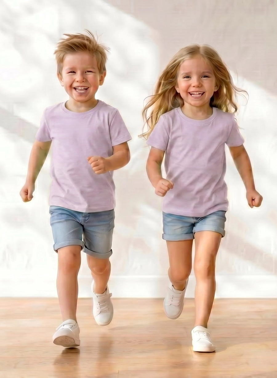  printed t-shirt cotton 100% for boys and girls