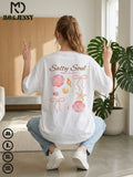 oversized women t-shirt- short sleeves for women