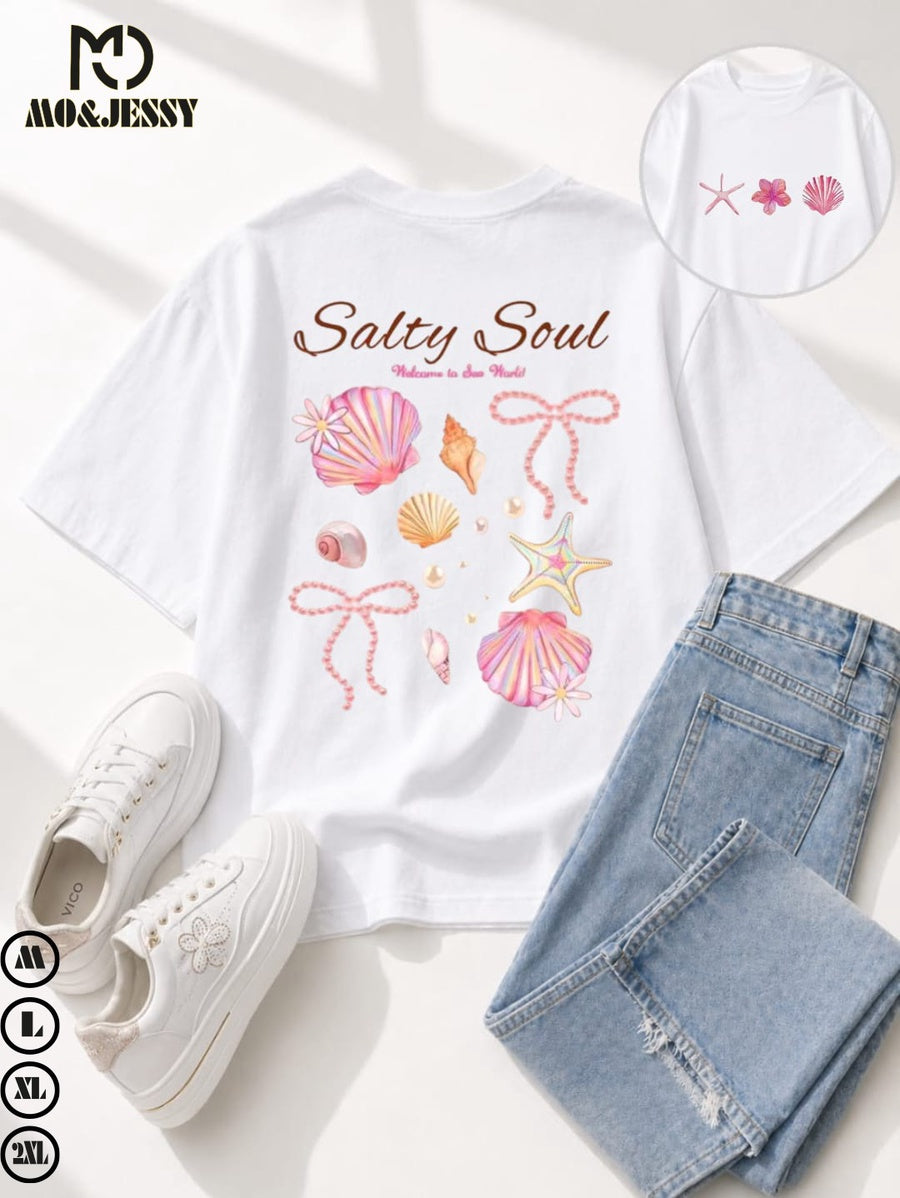 oversized women t-shirt- short sleeves for women
