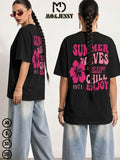 oversized women t-shirt- short sleeves for women
