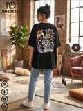 oversized women t-shirt- short sleeves for women