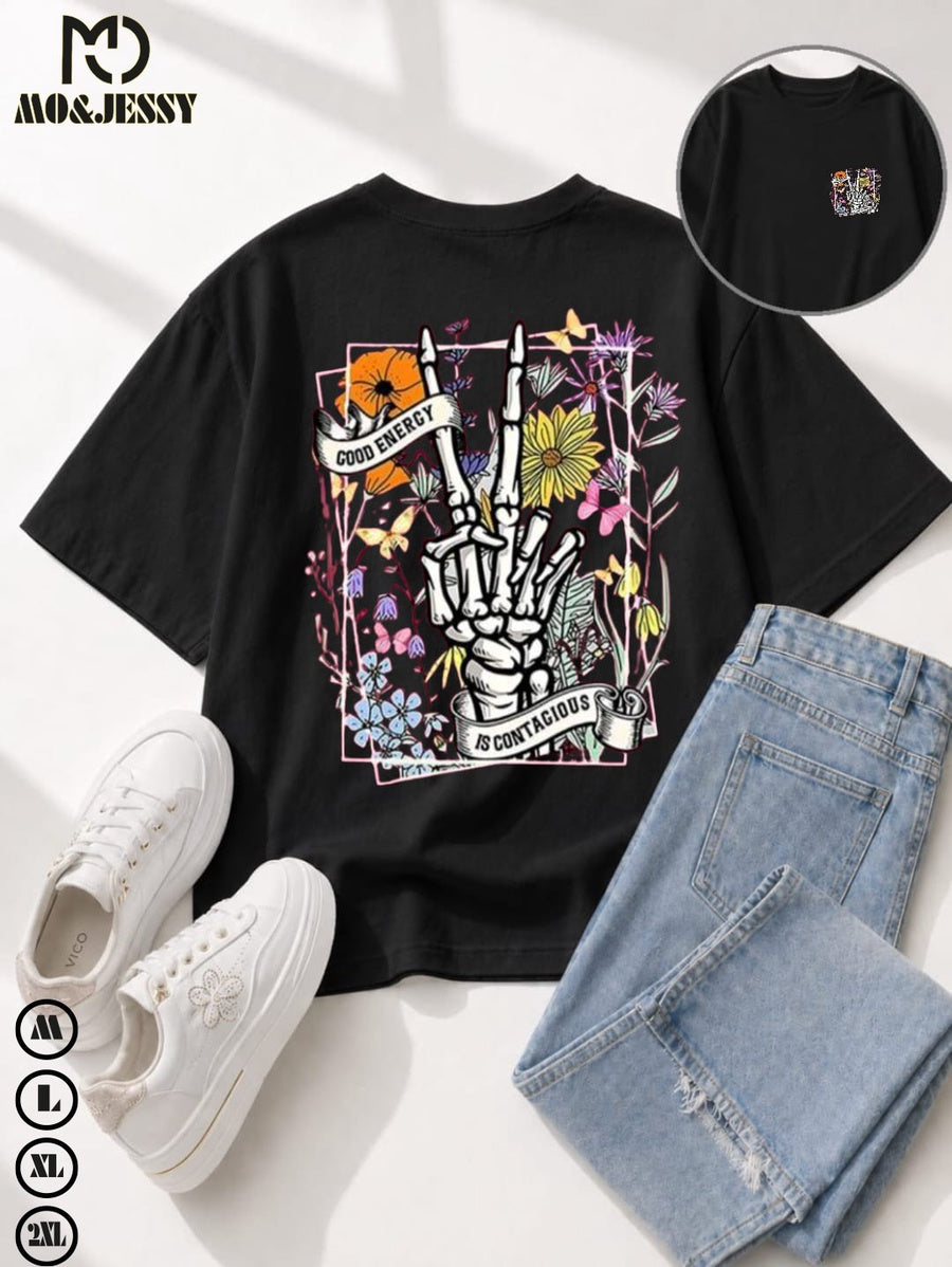 oversized women t-shirt- short sleeves for women