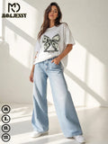 oversized women t-shirt- short sleeves for women