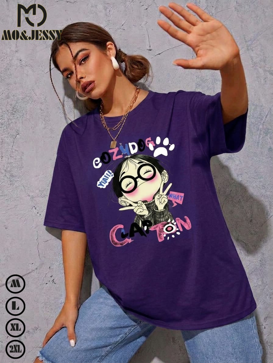 oversized women t-shirt- short sleeves for women