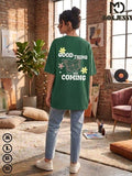 oversized women t-shirt- short sleeves for women
