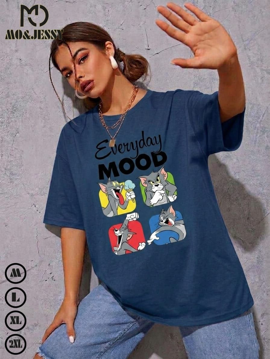 oversized women t-shirt- short sleeves for women