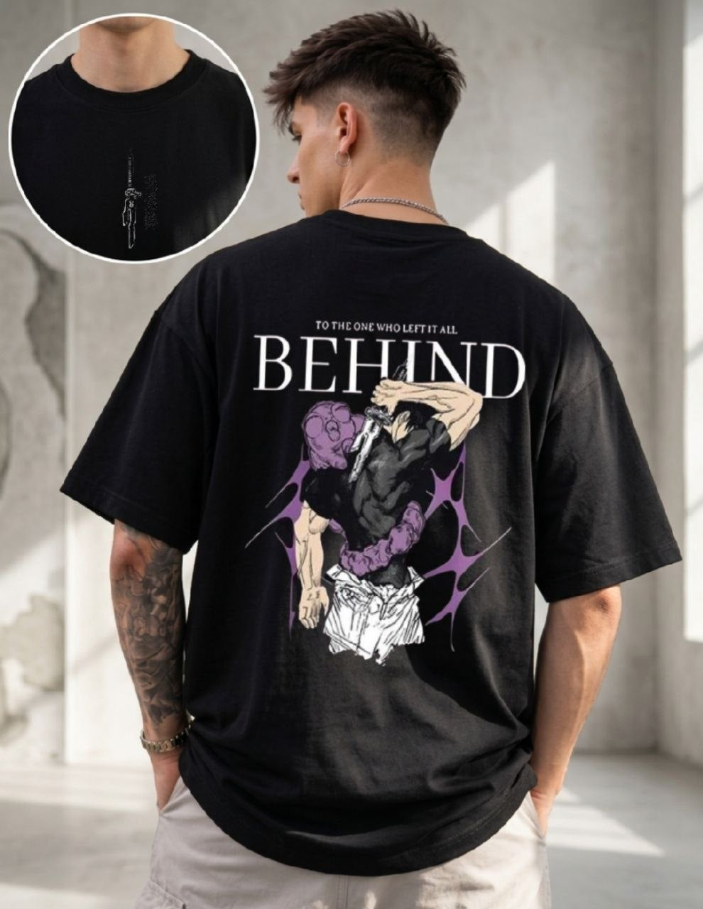 oversized men t-shirt- short sleeves for men