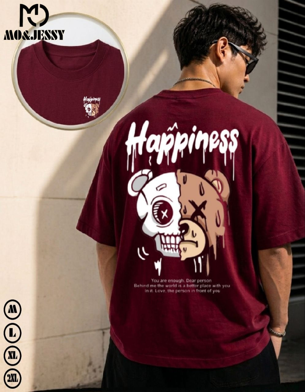 oversized men t-shirt- short sleeves for men