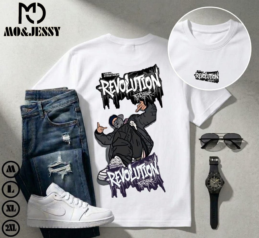 Basic t-shirt- short sleeves for men