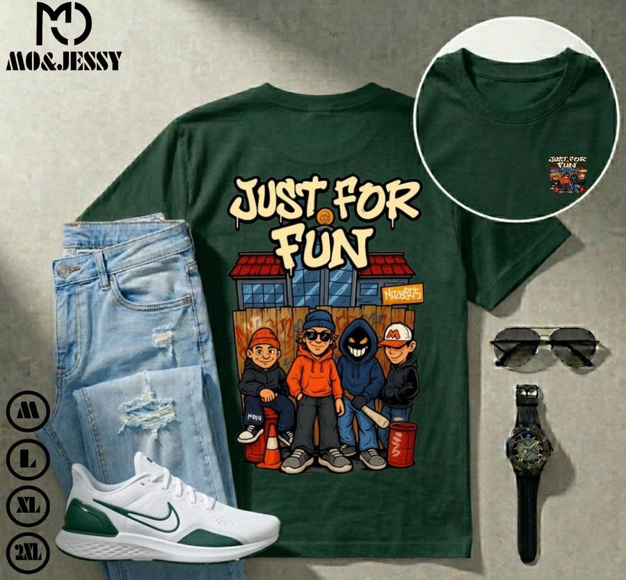 Basic t-shirt- short sleeves for men