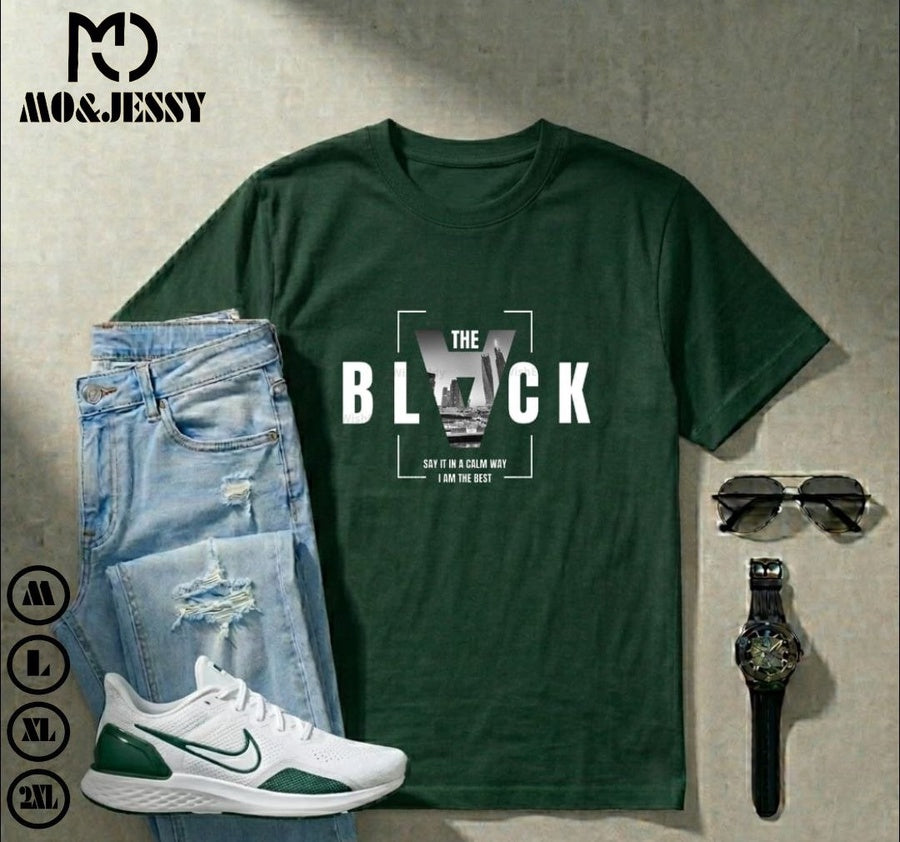 Basic t-shirt- short sleeves for men