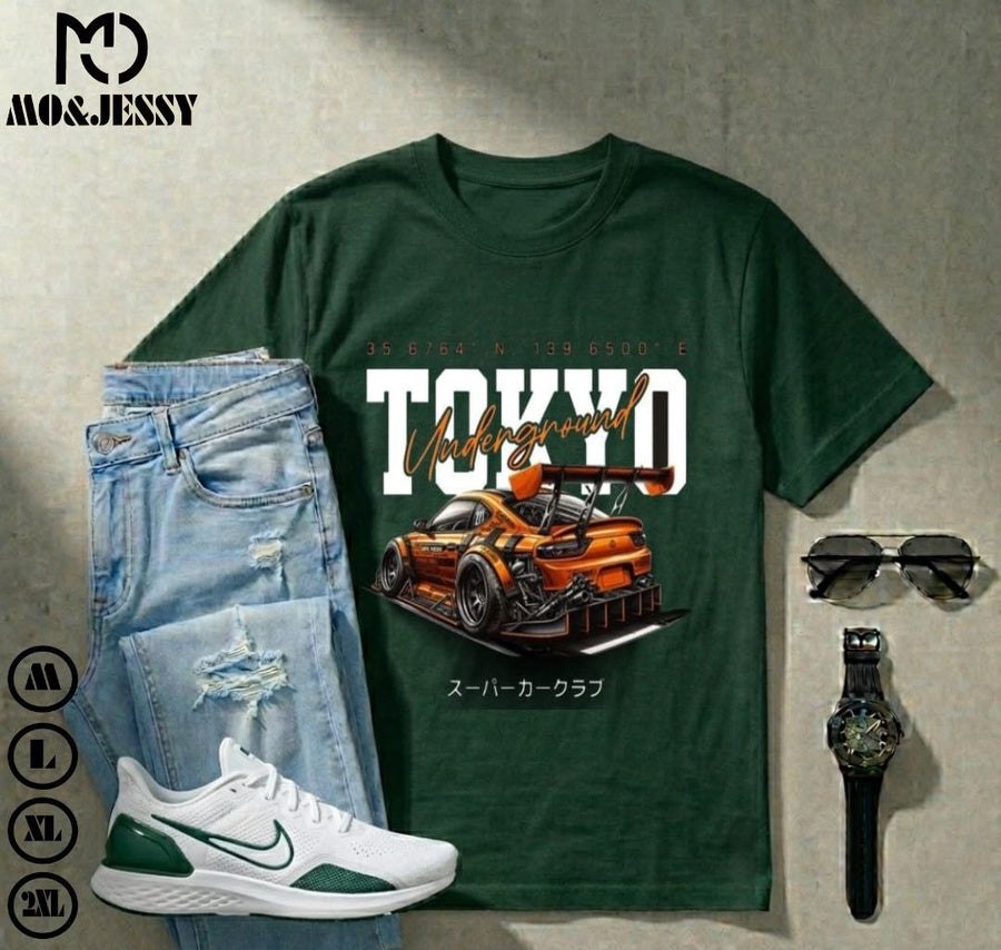 Basic t-shirt- short sleeves for men