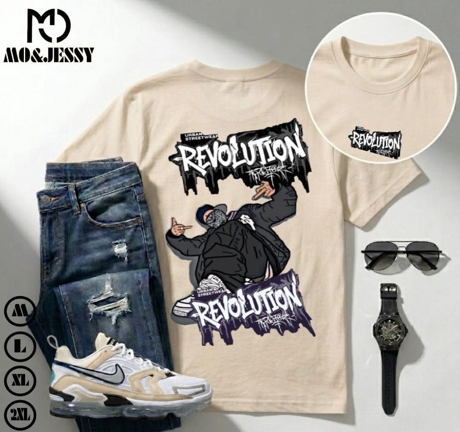 Basic t-shirt- short sleeves for men