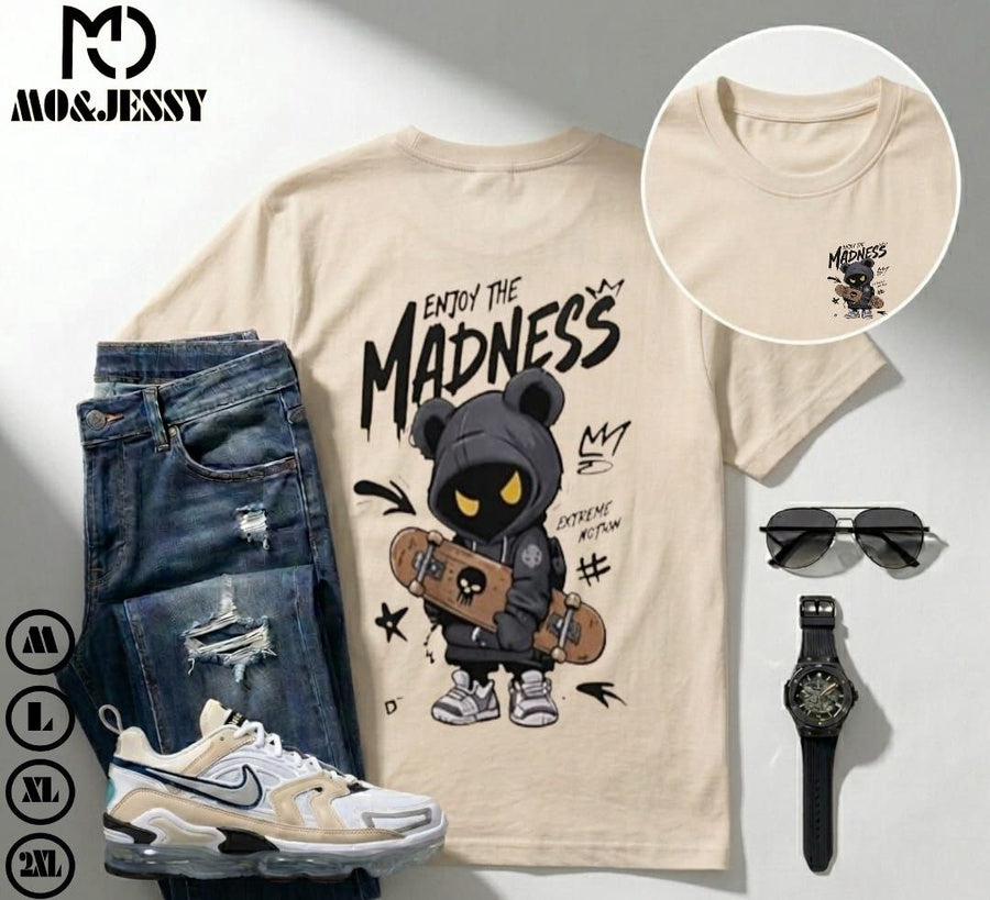 Basic t-shirt- short sleeves for men