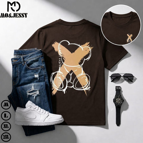 Basic t-shirt- short sleeves for men