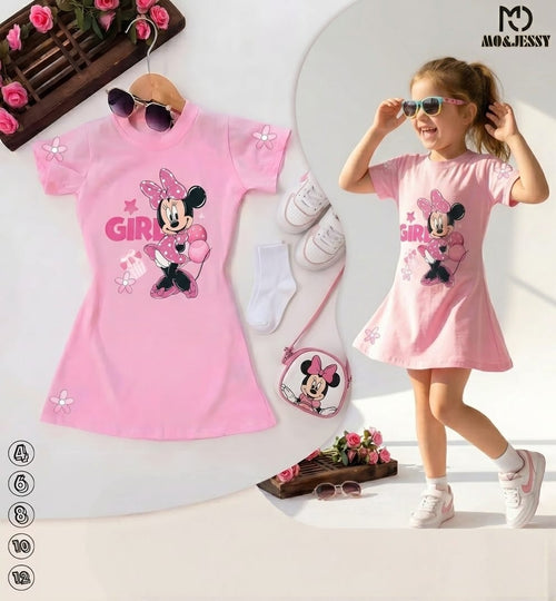 -Night shirt-coton100% for girls-mini mouse