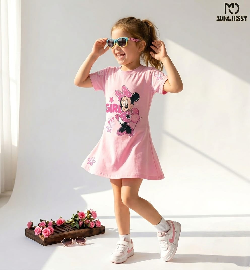 -Night shirt-coton100% for girls-mini mouse