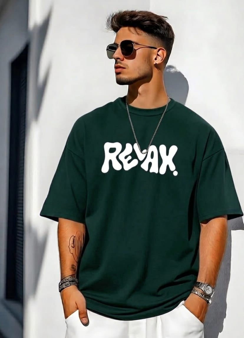 -oversized men t-shirt- short sleeves for men-RELAX