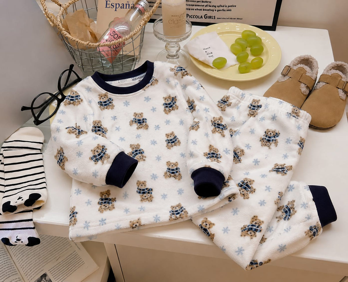 Kids Stitch Winter Pajama Set – Soft Fleece Polar-for boys and girls