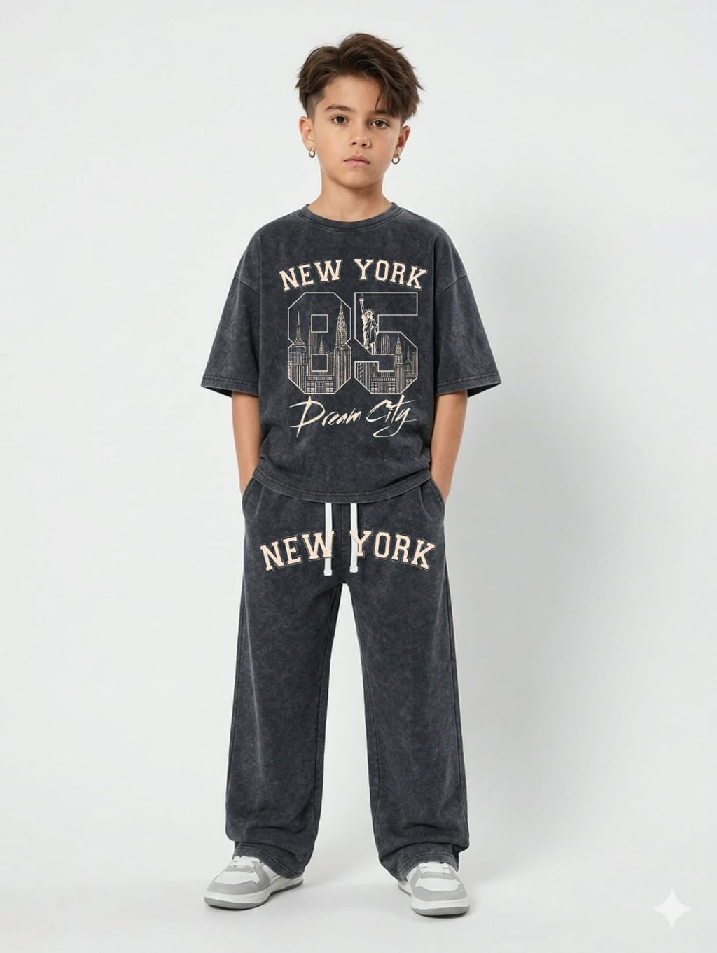 KIDS 100%COTTON PANTS SET-BOYS & GIRLS