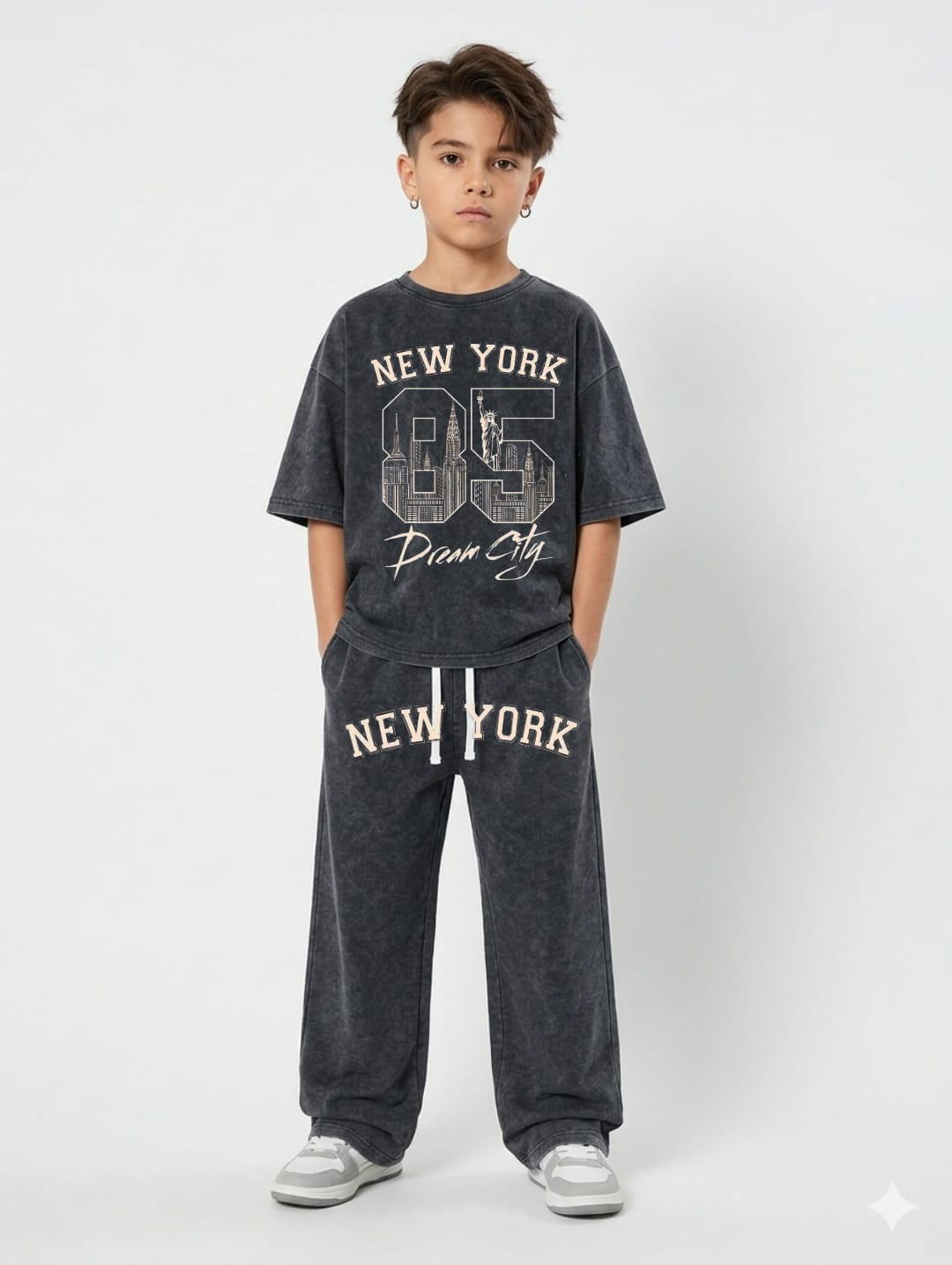 KIDS 100%COTTON PANTS SET-BOYS & GIRLS