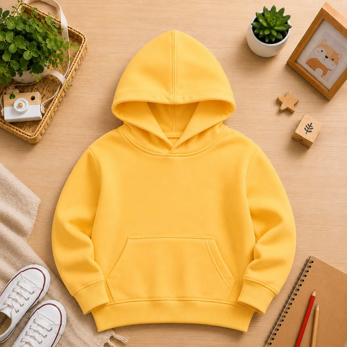 kids solid  Hoodie  Soft Warm Winter Kids Hoodie
