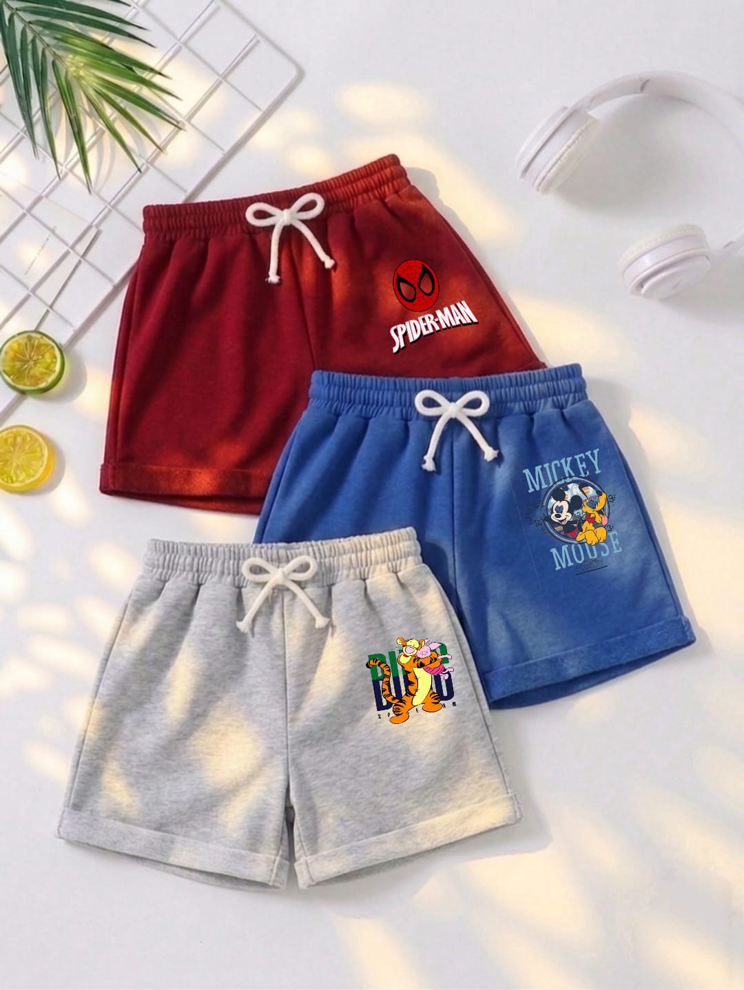 pack of 3 shorts for kids